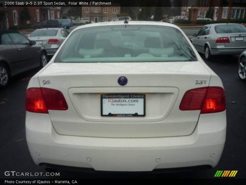 Polar White / Parchment 2006 Saab 9-5 2.3T Sport Sedan