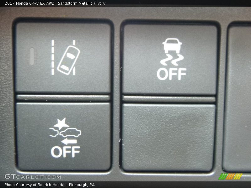 Sandstorm Metallic / Ivory 2017 Honda CR-V EX AWD