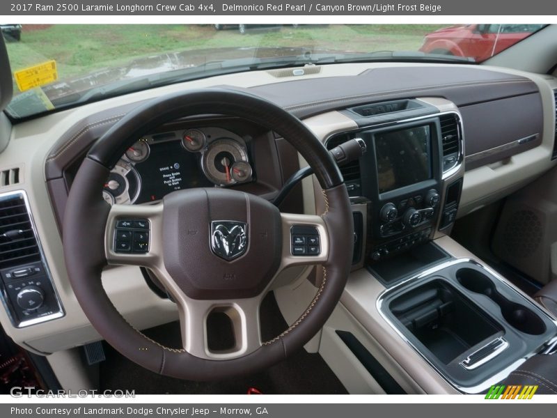 Dashboard of 2017 2500 Laramie Longhorn Crew Cab 4x4