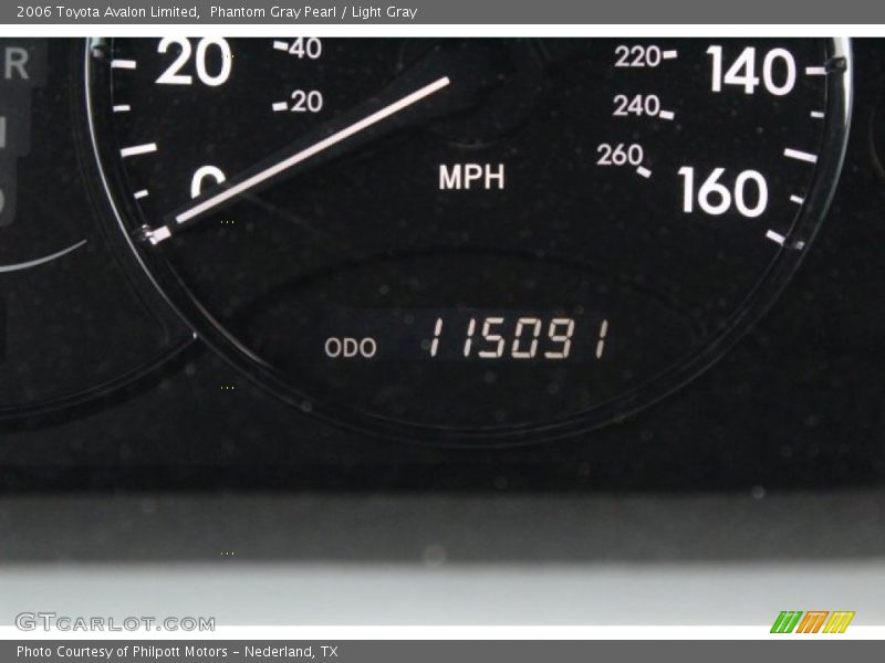 Phantom Gray Pearl / Light Gray 2006 Toyota Avalon Limited