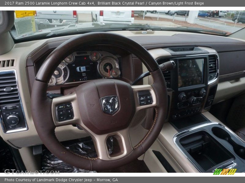 Dashboard of 2017 2500 Laramie Longhorn Crew Cab 4x4