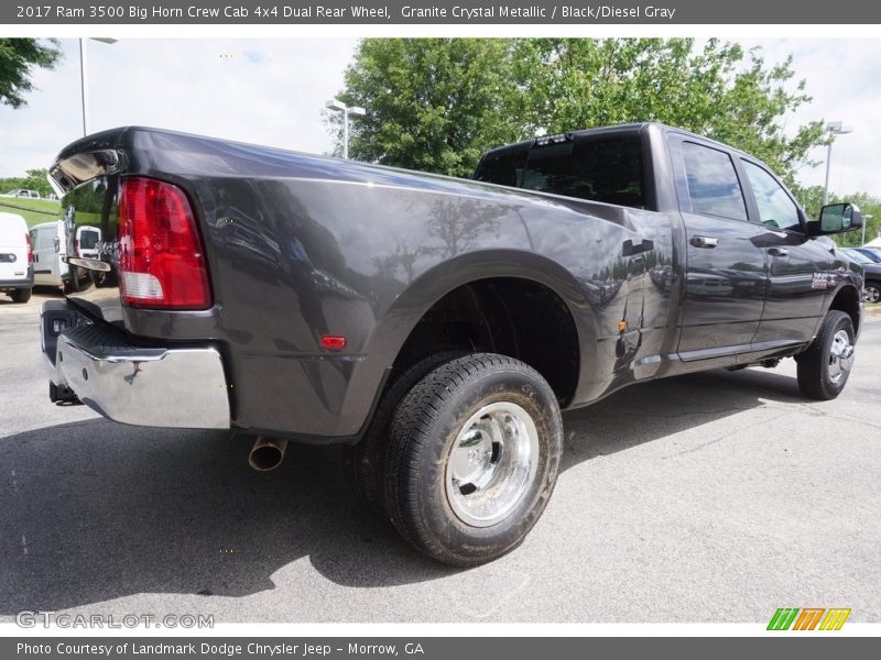 Granite Crystal Metallic / Black/Diesel Gray 2017 Ram 3500 Big Horn Crew Cab 4x4 Dual Rear Wheel