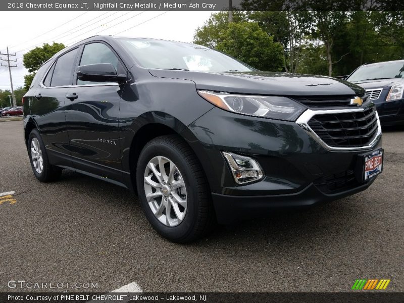 Nightfall Gray Metallic / Medium Ash Gray 2018 Chevrolet Equinox LT