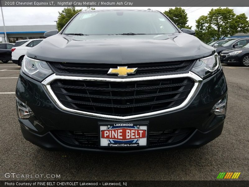 Nightfall Gray Metallic / Medium Ash Gray 2018 Chevrolet Equinox LT