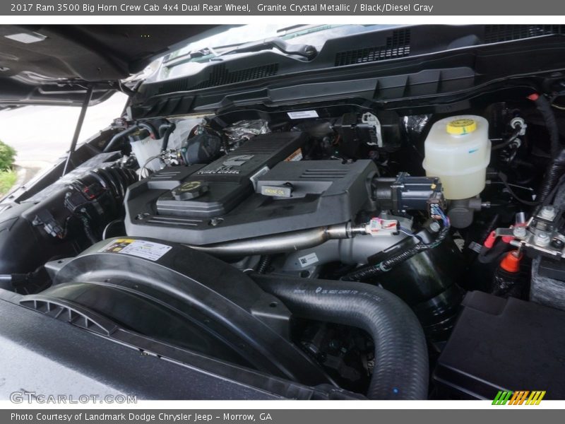 Granite Crystal Metallic / Black/Diesel Gray 2017 Ram 3500 Big Horn Crew Cab 4x4 Dual Rear Wheel