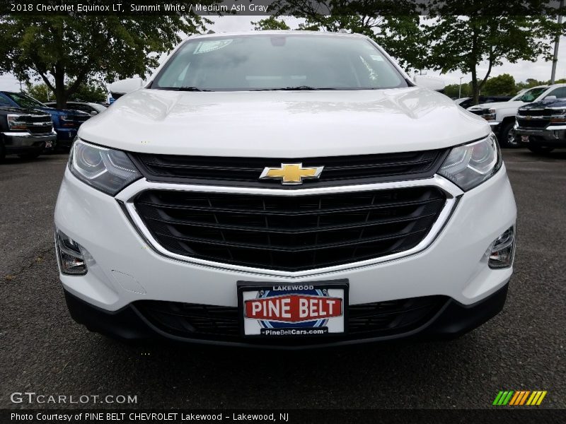 Summit White / Medium Ash Gray 2018 Chevrolet Equinox LT