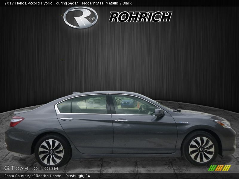 Modern Steel Metallic / Black 2017 Honda Accord Hybrid Touring Sedan