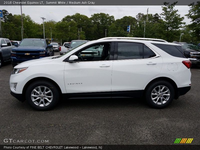 Summit White / Medium Ash Gray 2018 Chevrolet Equinox LT