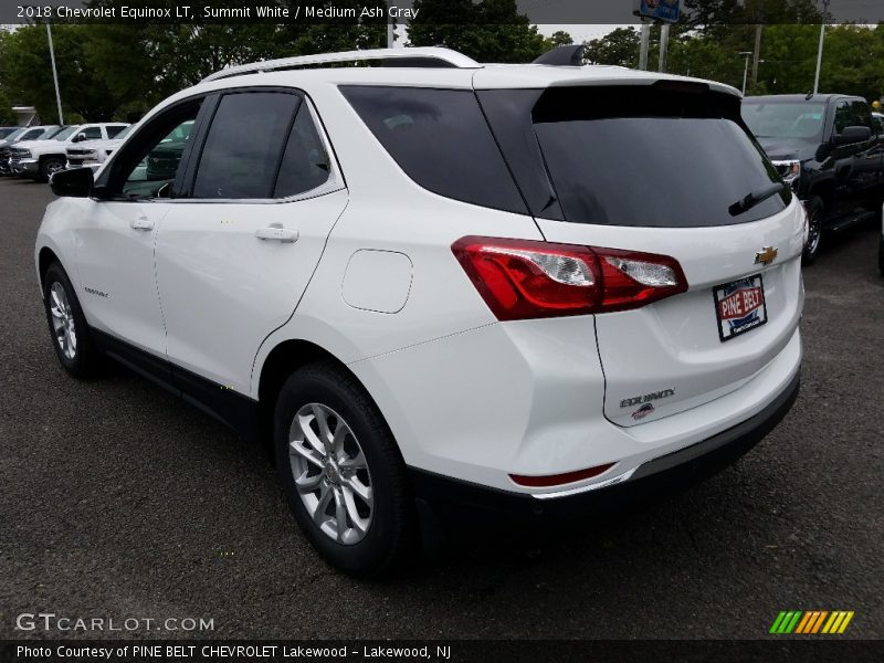 Summit White / Medium Ash Gray 2018 Chevrolet Equinox LT