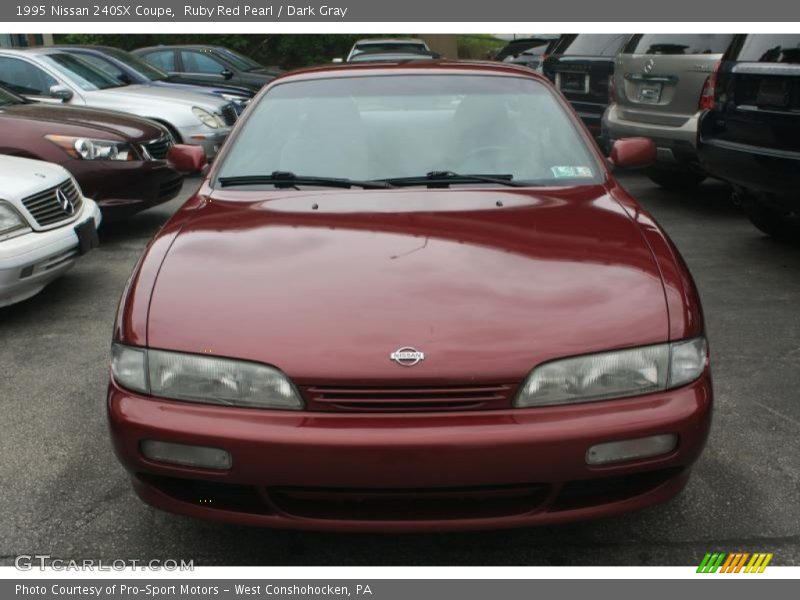 Ruby Red Pearl / Dark Gray 1995 Nissan 240SX Coupe