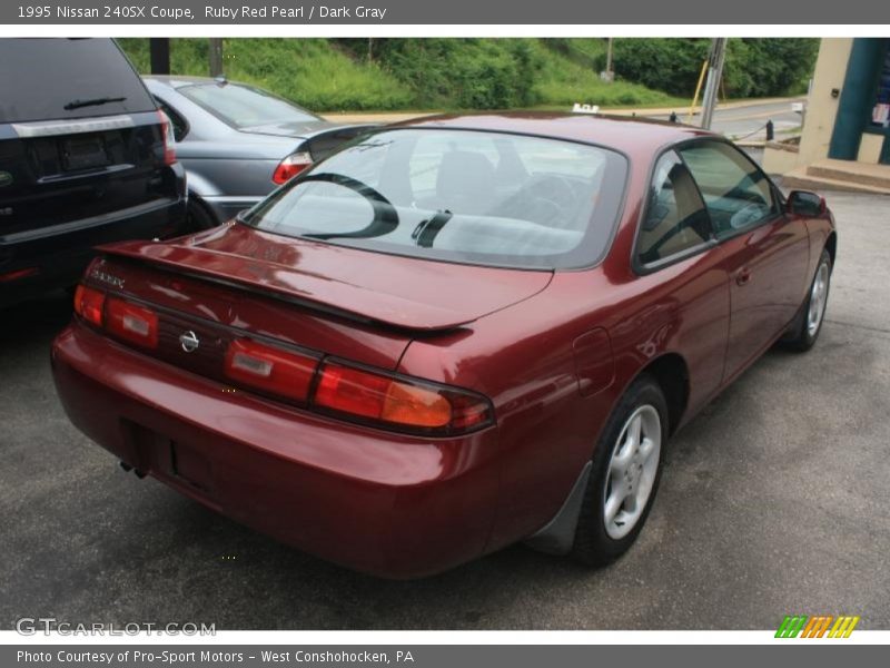 Ruby Red Pearl / Dark Gray 1995 Nissan 240SX Coupe