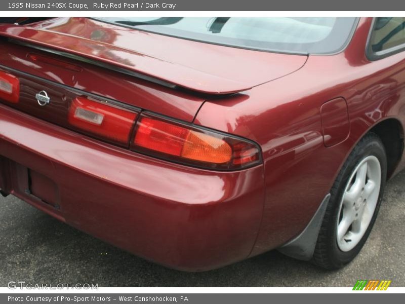 Ruby Red Pearl / Dark Gray 1995 Nissan 240SX Coupe