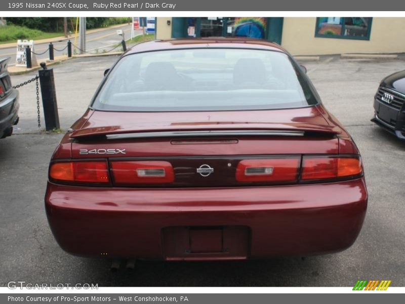 Ruby Red Pearl / Dark Gray 1995 Nissan 240SX Coupe