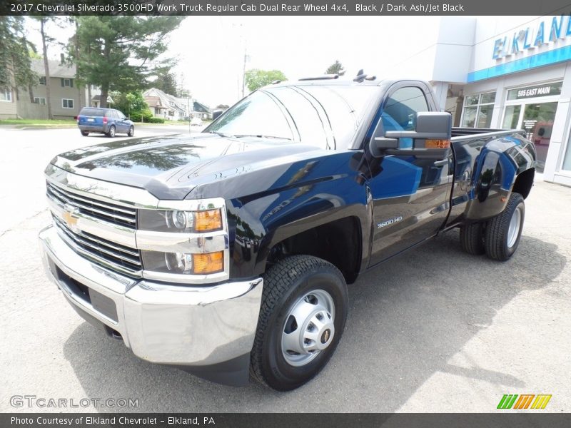Black / Dark Ash/Jet Black 2017 Chevrolet Silverado 3500HD Work Truck Regular Cab Dual Rear Wheel 4x4