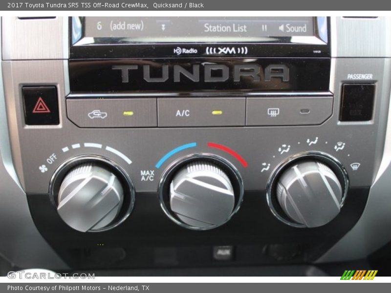 Quicksand / Black 2017 Toyota Tundra SR5 TSS Off-Road CrewMax