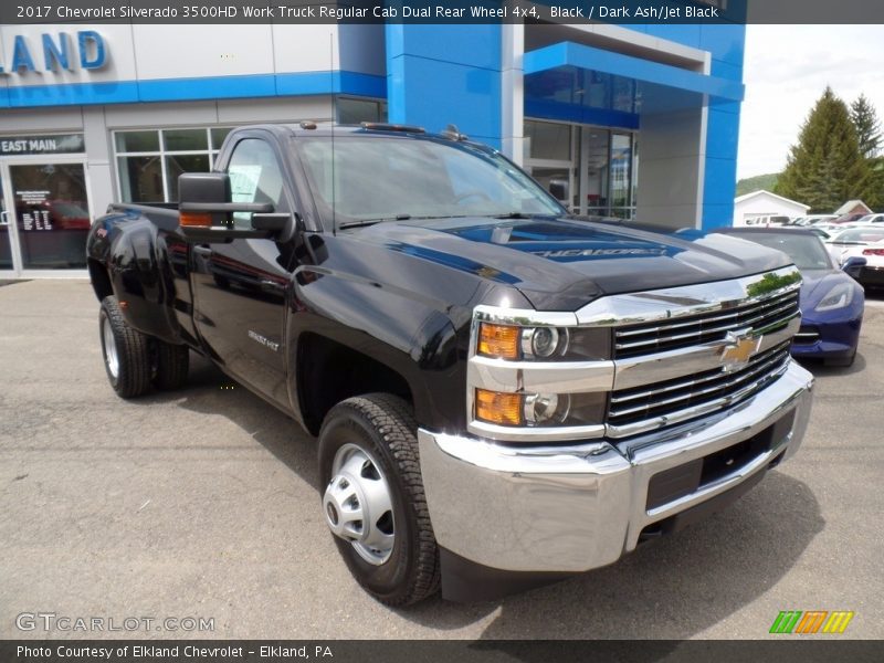 Black / Dark Ash/Jet Black 2017 Chevrolet Silverado 3500HD Work Truck Regular Cab Dual Rear Wheel 4x4