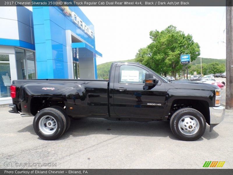 Black / Dark Ash/Jet Black 2017 Chevrolet Silverado 3500HD Work Truck Regular Cab Dual Rear Wheel 4x4