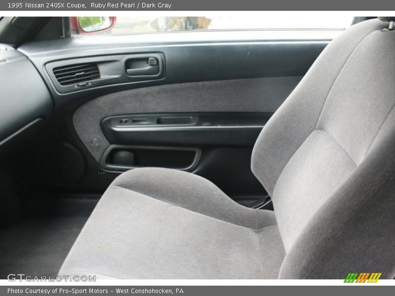 Ruby Red Pearl / Dark Gray 1995 Nissan 240SX Coupe