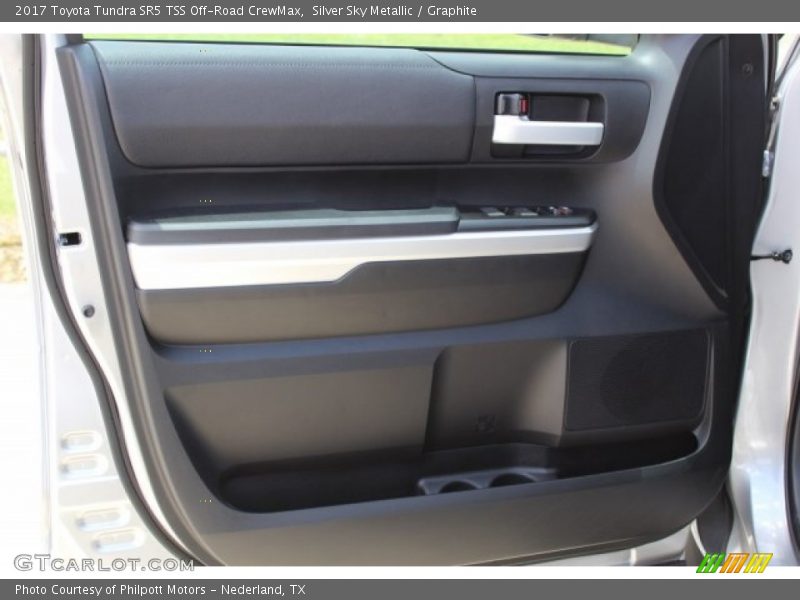 Silver Sky Metallic / Graphite 2017 Toyota Tundra SR5 TSS Off-Road CrewMax