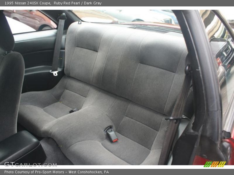 Ruby Red Pearl / Dark Gray 1995 Nissan 240SX Coupe