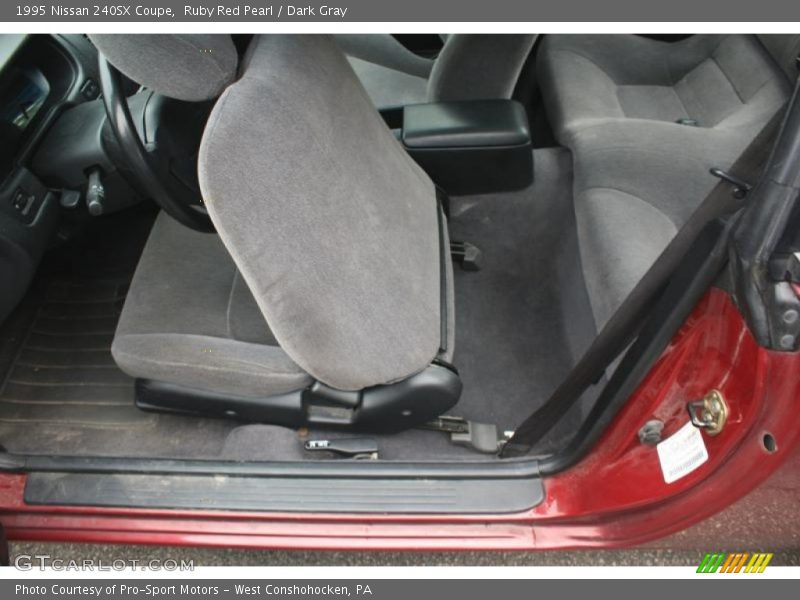 Ruby Red Pearl / Dark Gray 1995 Nissan 240SX Coupe