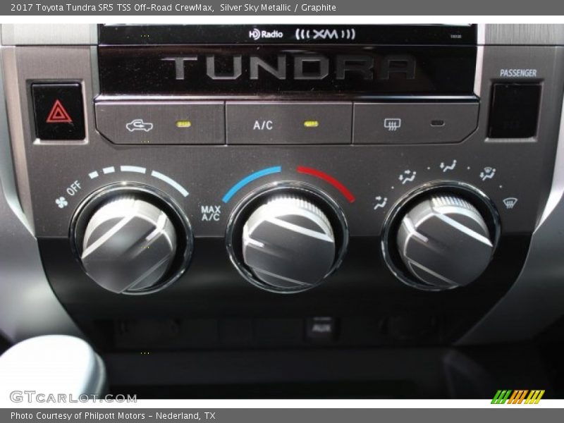 Silver Sky Metallic / Graphite 2017 Toyota Tundra SR5 TSS Off-Road CrewMax