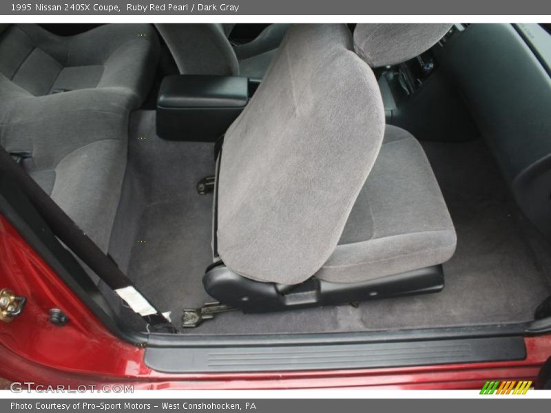 Ruby Red Pearl / Dark Gray 1995 Nissan 240SX Coupe