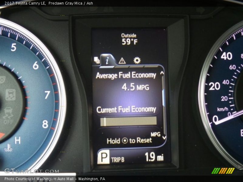 Predawn Gray Mica / Ash 2017 Toyota Camry LE