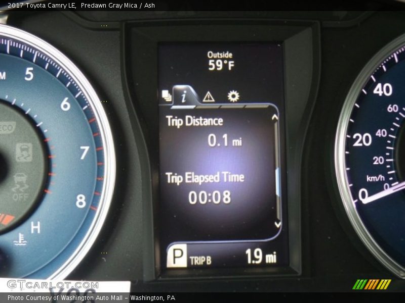 Predawn Gray Mica / Ash 2017 Toyota Camry LE