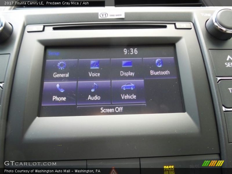 Predawn Gray Mica / Ash 2017 Toyota Camry LE