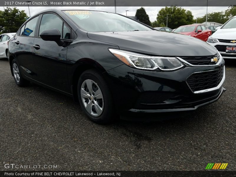 Mosaic Black Metallic / Jet Black 2017 Chevrolet Cruze LS