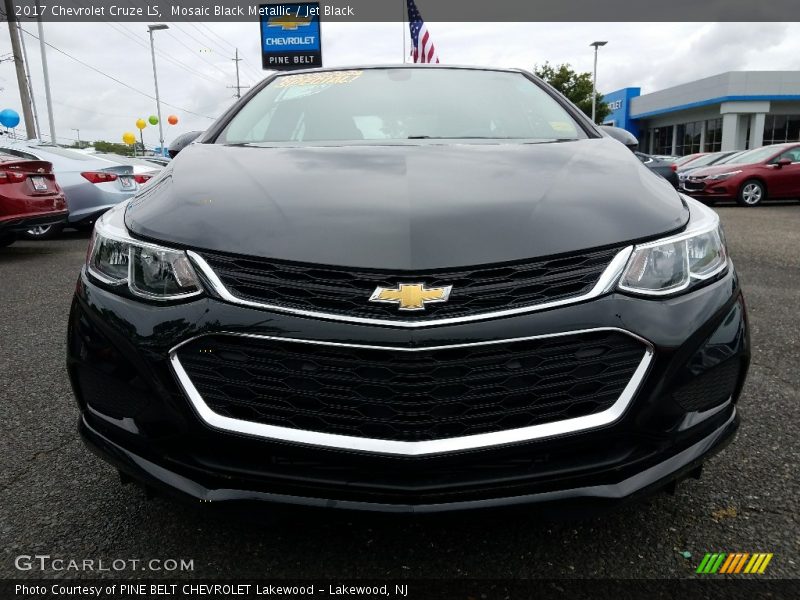 Mosaic Black Metallic / Jet Black 2017 Chevrolet Cruze LS