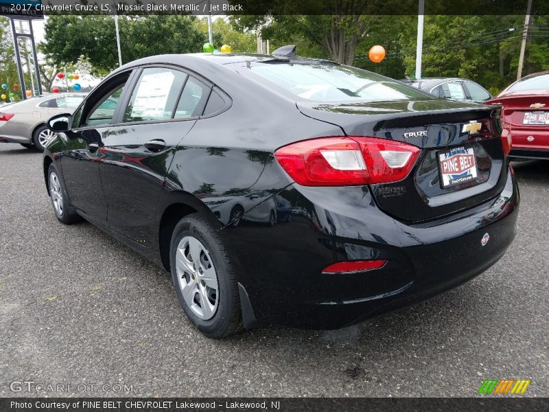 Mosaic Black Metallic / Jet Black 2017 Chevrolet Cruze LS
