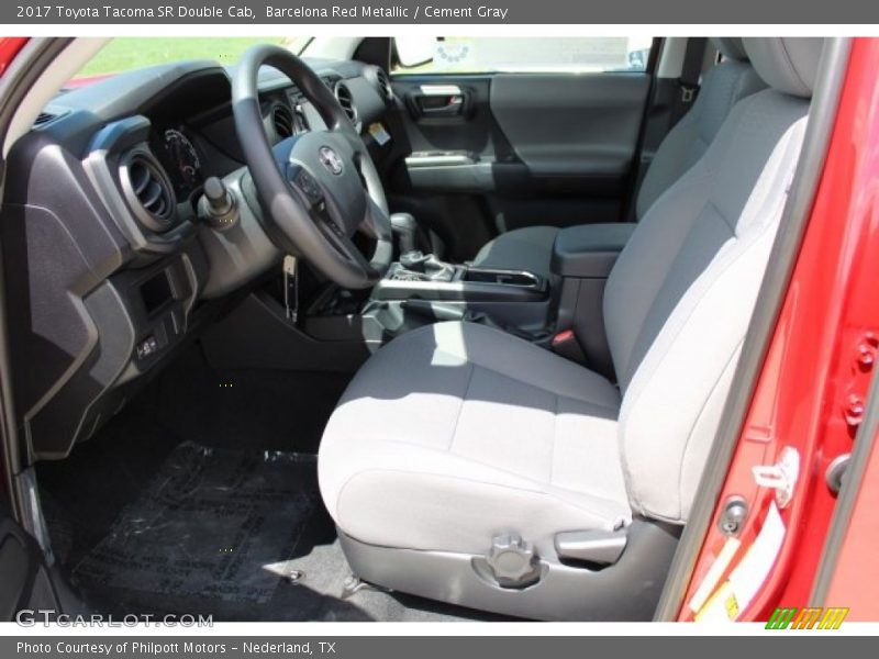 Barcelona Red Metallic / Cement Gray 2017 Toyota Tacoma SR Double Cab