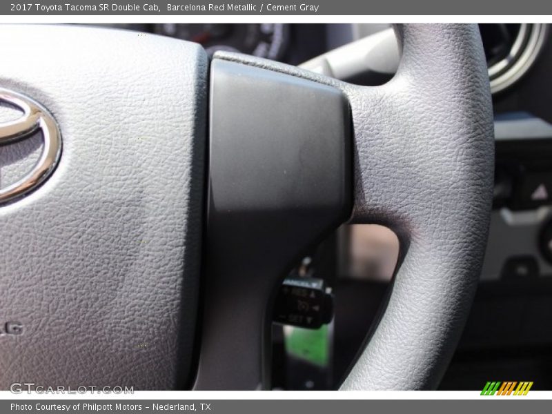 Barcelona Red Metallic / Cement Gray 2017 Toyota Tacoma SR Double Cab