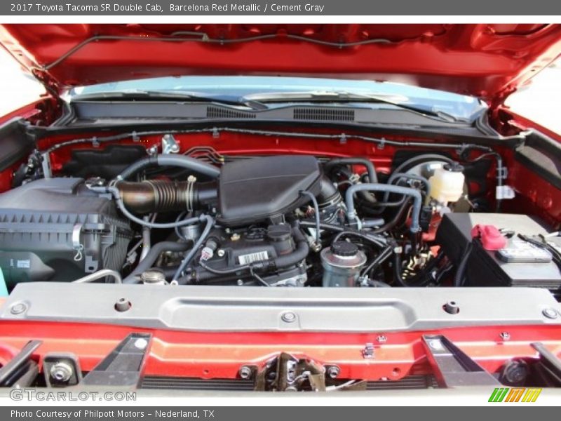 Barcelona Red Metallic / Cement Gray 2017 Toyota Tacoma SR Double Cab