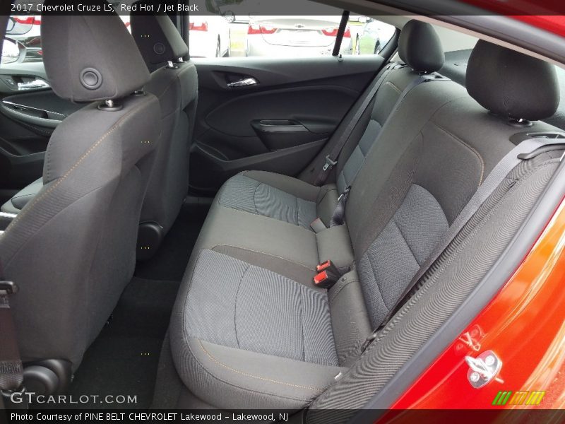 Red Hot / Jet Black 2017 Chevrolet Cruze LS