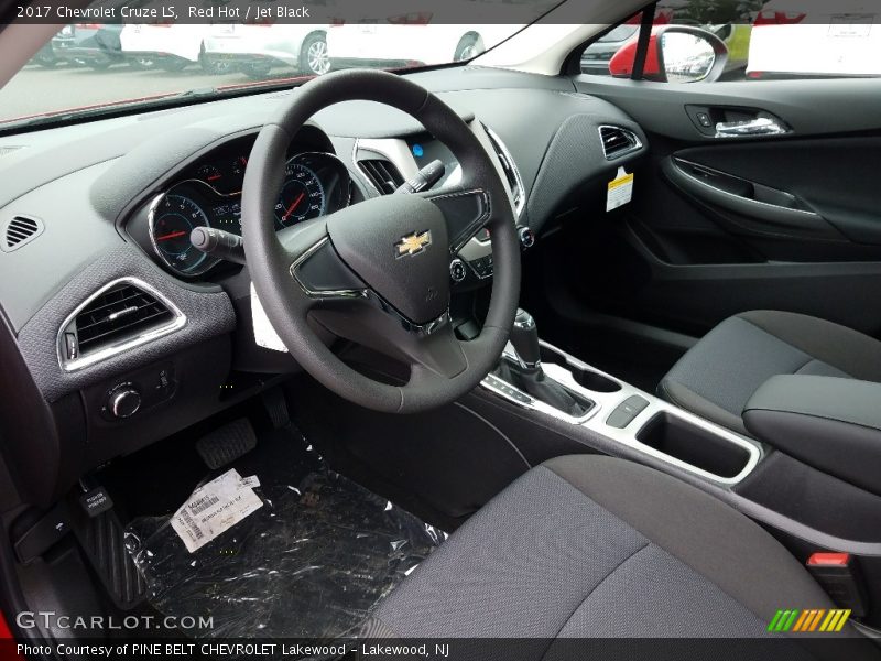 Red Hot / Jet Black 2017 Chevrolet Cruze LS