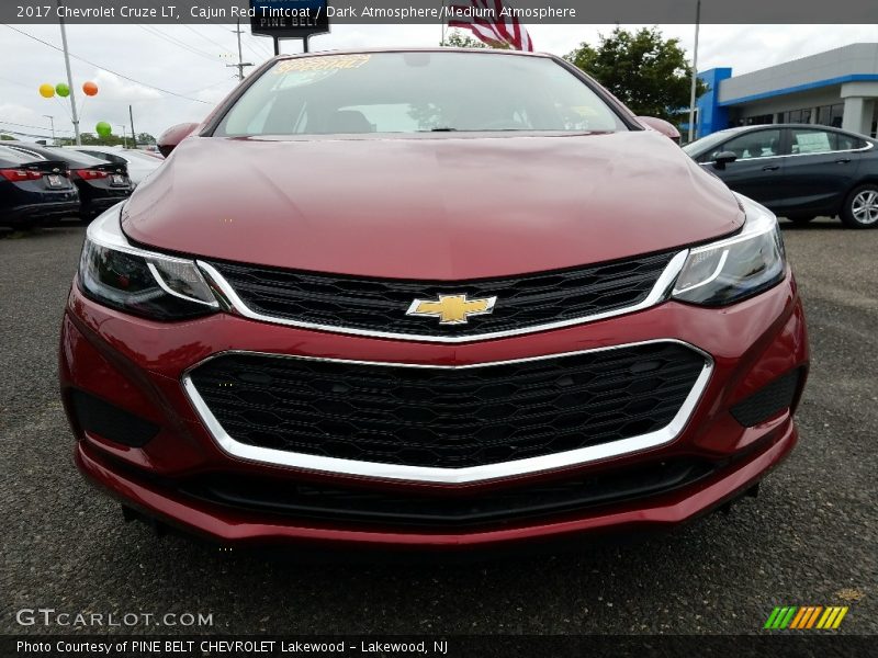 Cajun Red Tintcoat / Dark Atmosphere/Medium Atmosphere 2017 Chevrolet Cruze LT