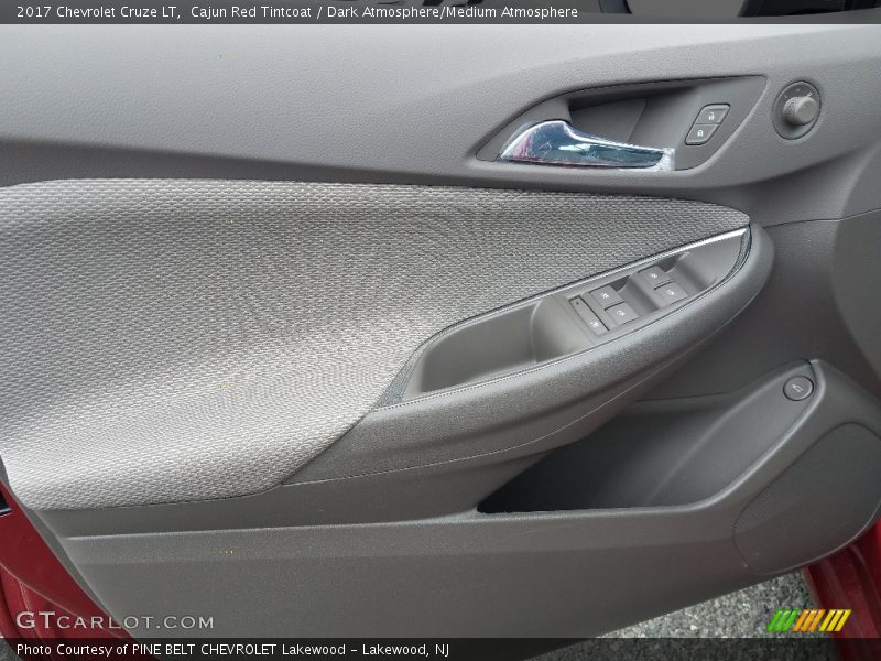 Cajun Red Tintcoat / Dark Atmosphere/Medium Atmosphere 2017 Chevrolet Cruze LT