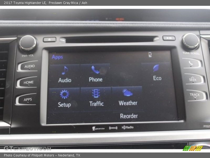 Predawn Gray Mica / Ash 2017 Toyota Highlander LE