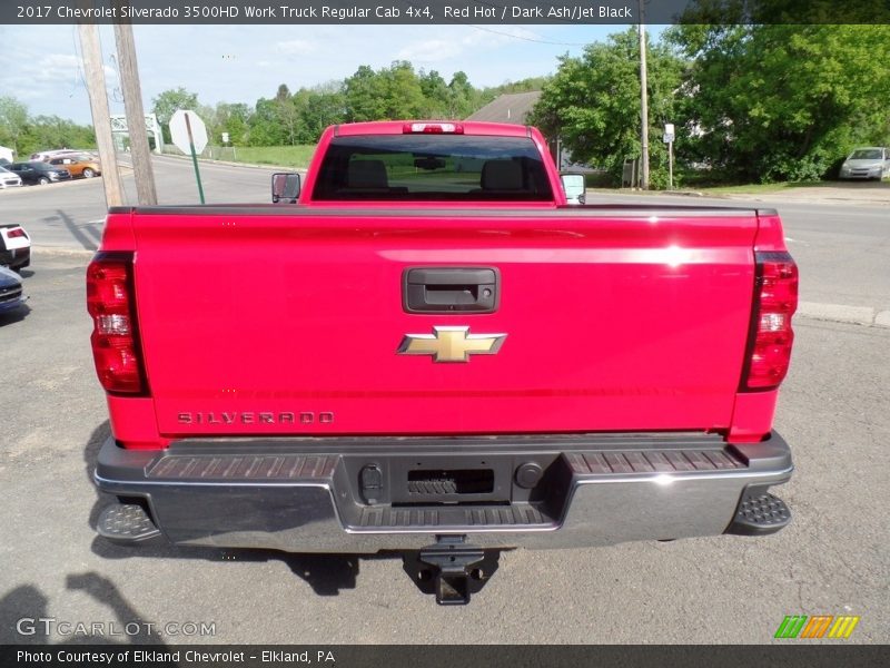 Red Hot / Dark Ash/Jet Black 2017 Chevrolet Silverado 3500HD Work Truck Regular Cab 4x4