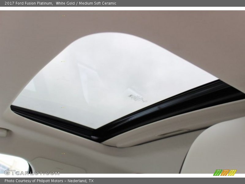White Gold / Medium Soft Ceramic 2017 Ford Fusion Platinum