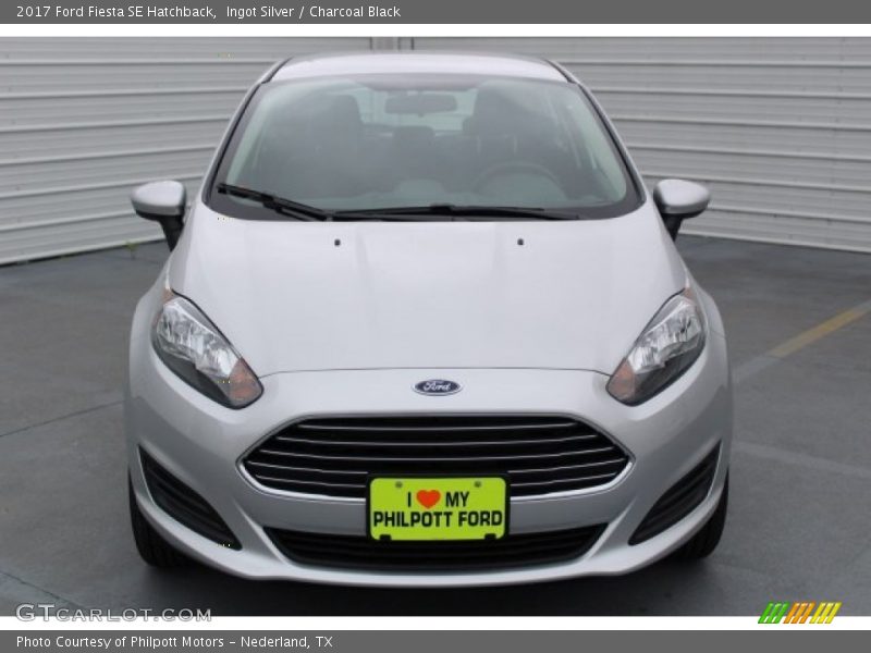 Ingot Silver / Charcoal Black 2017 Ford Fiesta SE Hatchback