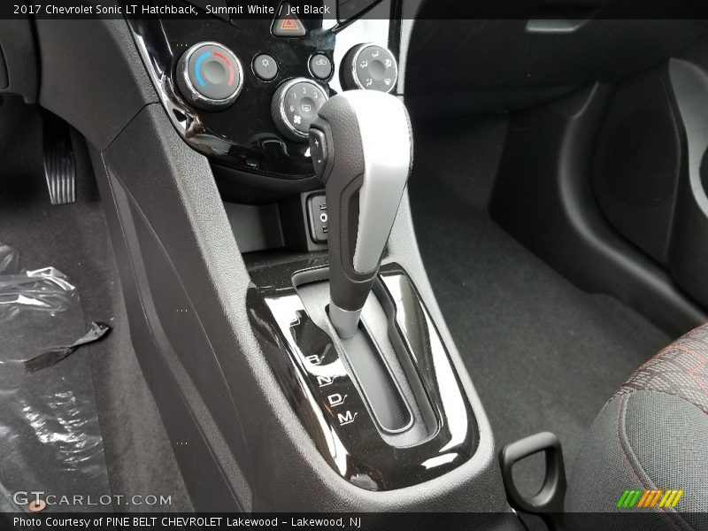  2017 Sonic LT Hatchback 6 Speed Automatic Shifter