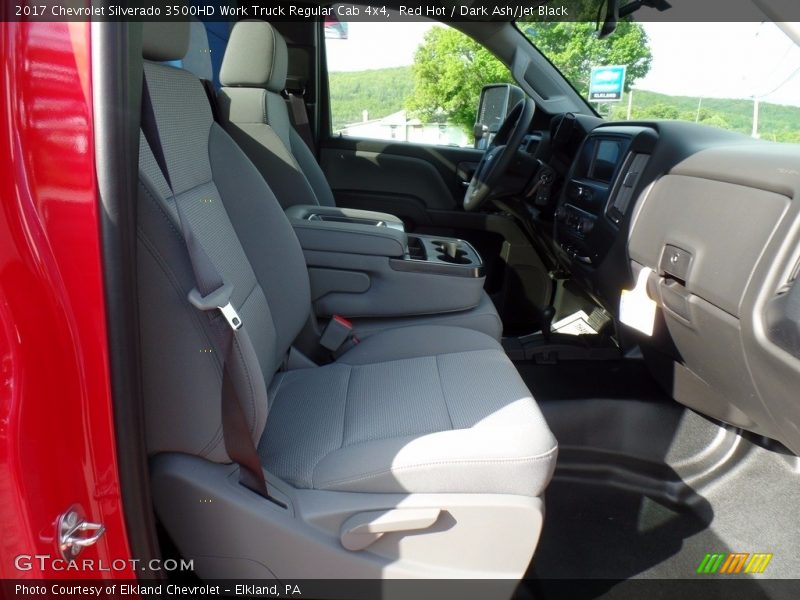 Red Hot / Dark Ash/Jet Black 2017 Chevrolet Silverado 3500HD Work Truck Regular Cab 4x4