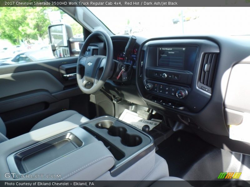 Red Hot / Dark Ash/Jet Black 2017 Chevrolet Silverado 3500HD Work Truck Regular Cab 4x4