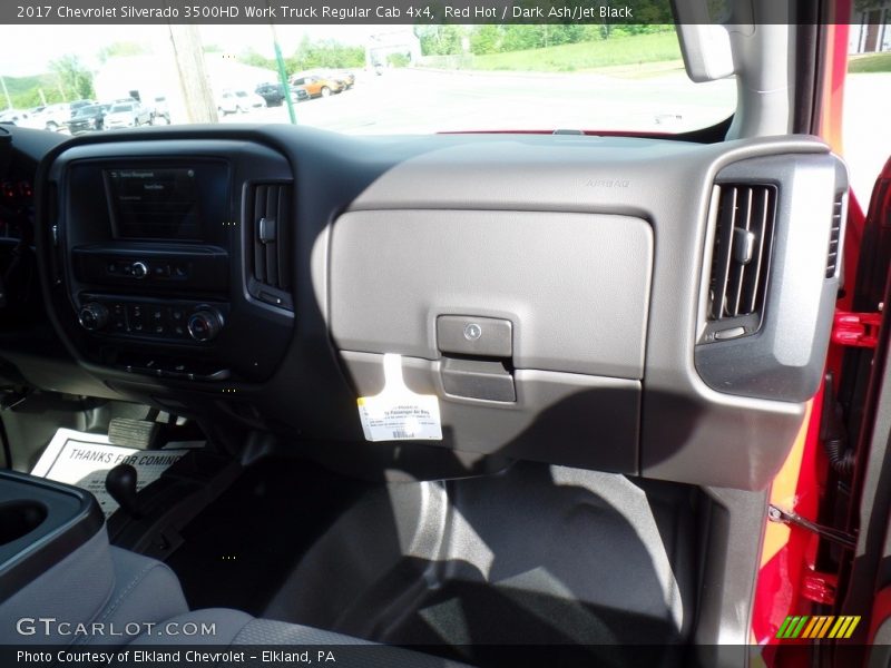 Red Hot / Dark Ash/Jet Black 2017 Chevrolet Silverado 3500HD Work Truck Regular Cab 4x4