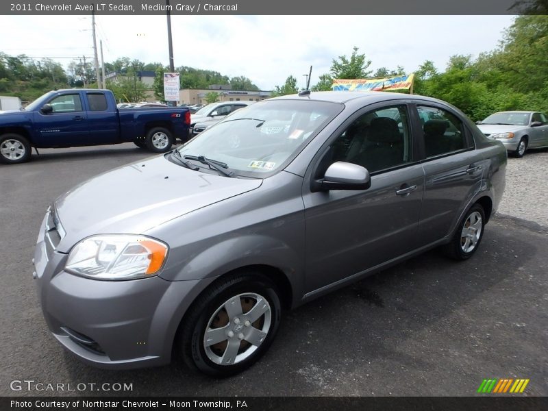 Medium Gray / Charcoal 2011 Chevrolet Aveo LT Sedan