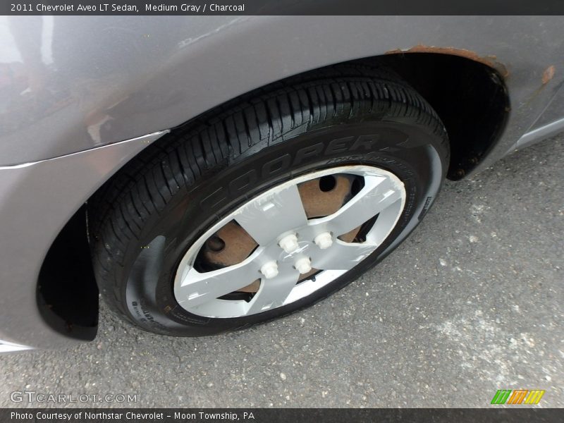 Medium Gray / Charcoal 2011 Chevrolet Aveo LT Sedan